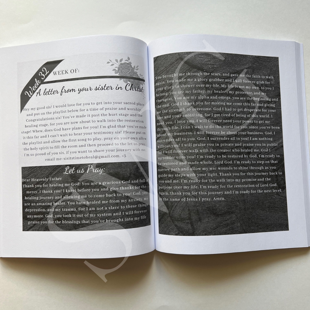 Sis, It's Time to Heal: 52 Week Healing Workbook